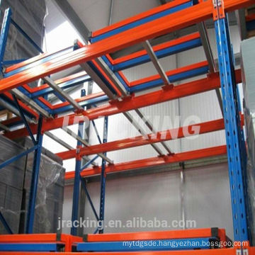 Holz Regalsystem Warehouse Push Back Pallet Rack System